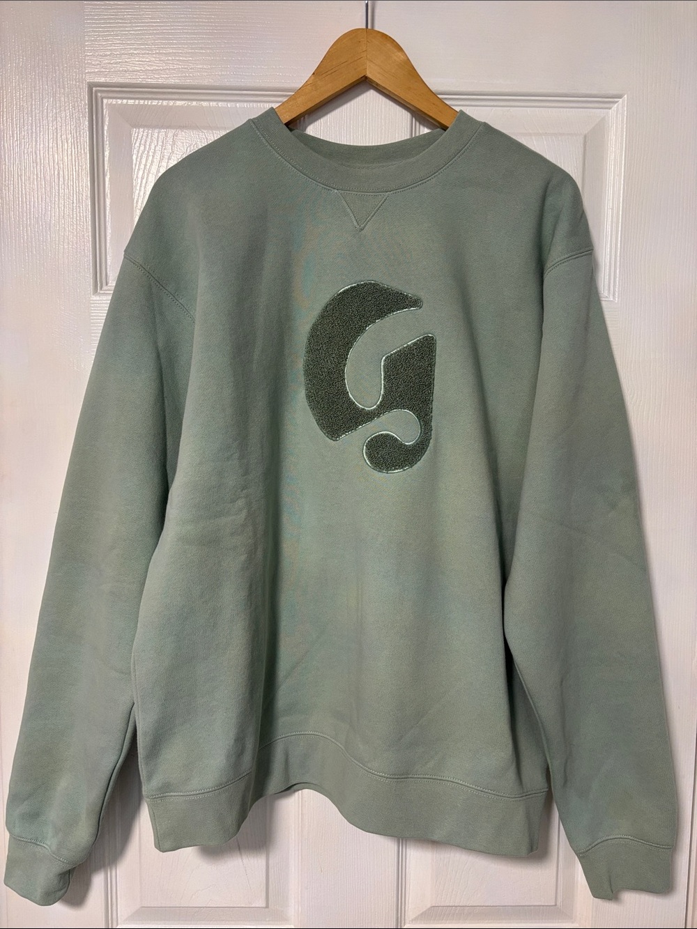 Rare Glossier Boston Store Exclusive Crewneck - Sage Green Large